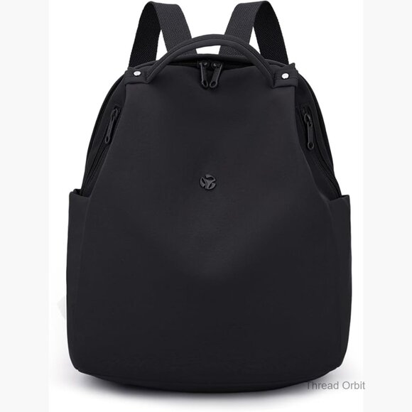 Mini Nylon Women\'s Backpack Lightweight Travel Daypack with 8 Pockets
